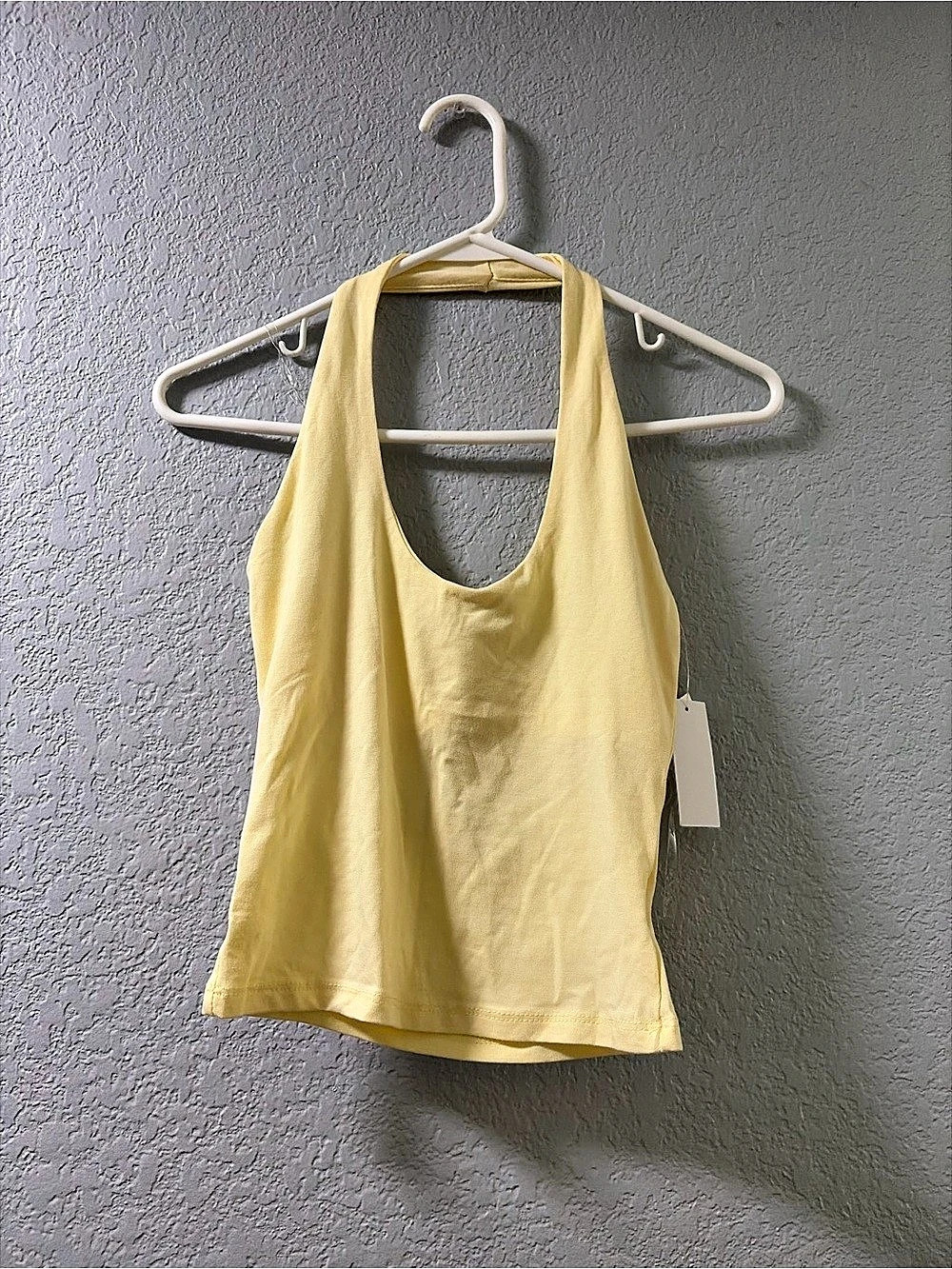 pink rose Modal Blend Halter Top Polka Dot Yellow & Blue XS